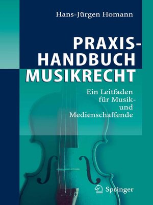 cover image of Praxishandbuch Musikrecht